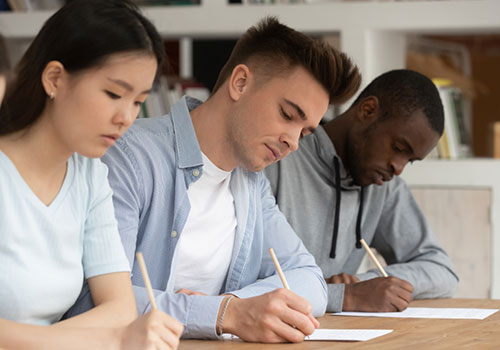 people taking LCSW exam 